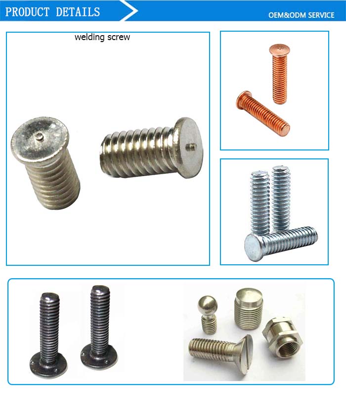 Chuanghe - Customized M8 M10 Stud Bolt DIN 32501 Stainless Steel Spot Stud Welding Screw Welding screw 10