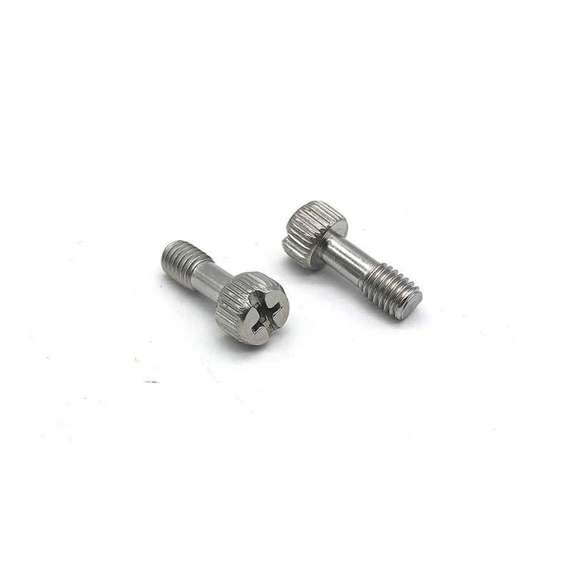 Chuanghe - Wholesale custom cnc stainless steel 1/4 3/8-16 m3 m4x16 m5 m6 flat threaded captive shoulder machine knurled head thumb screw Thumb screw 7