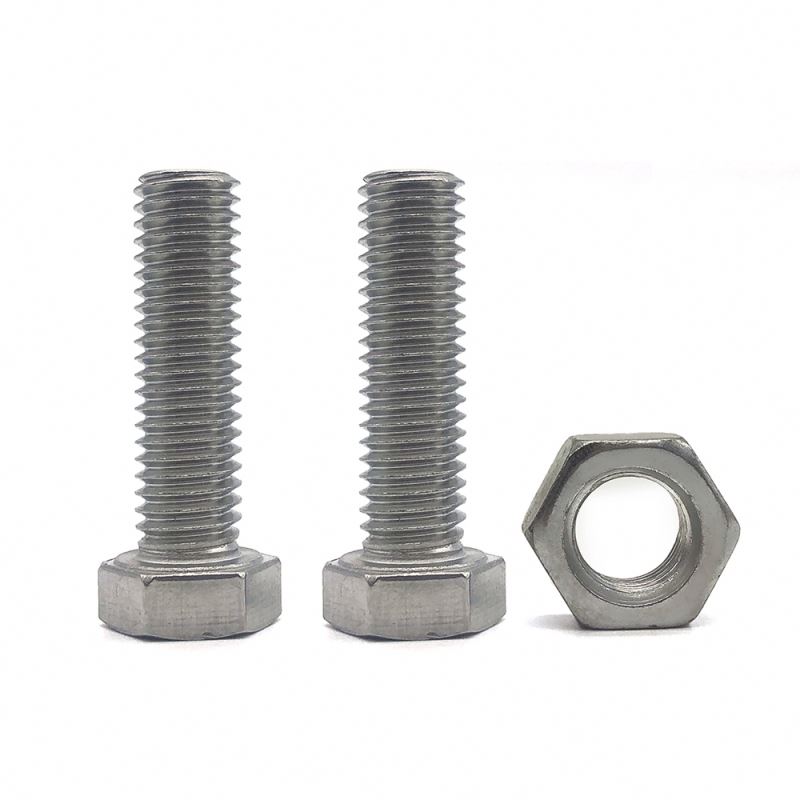 Chuanghe - China Supplier low price stainless steel 316 bolt with nut and washer hex nut bolts m8 m10 m11 m12 m16 m23 m35 m39 bolt hex bolts 1