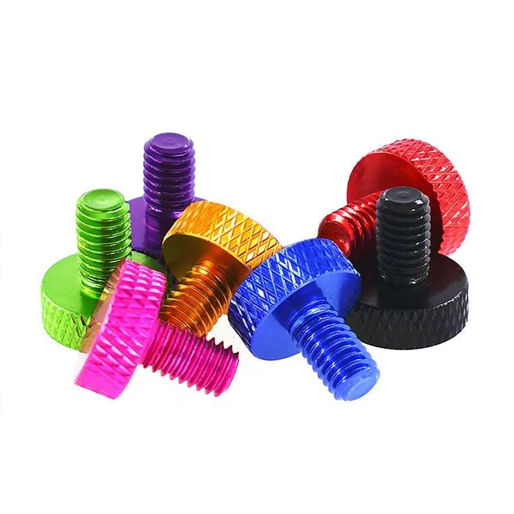 Chuanghe - Wholesale m3 m4 color anodized aluminum knurled thumb screw Thumb screw 1