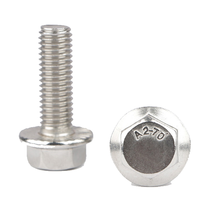 Factory direct Gr8 carbon steel Hex flange bolt and flange nut