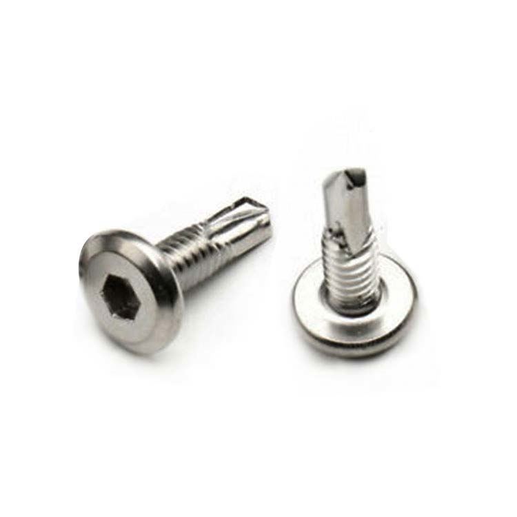 Chuanghe - china manufacture roofing wafer head screw flat head allen hex socket screw self drilling screw for architecture Self drilling screw 1