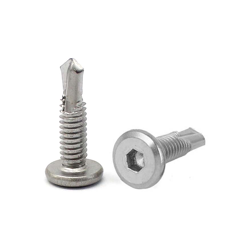 Chuanghe - china manufacture roofing wafer head screw flat head allen hex socket screw self drilling screw for architecture Self drilling screw 3