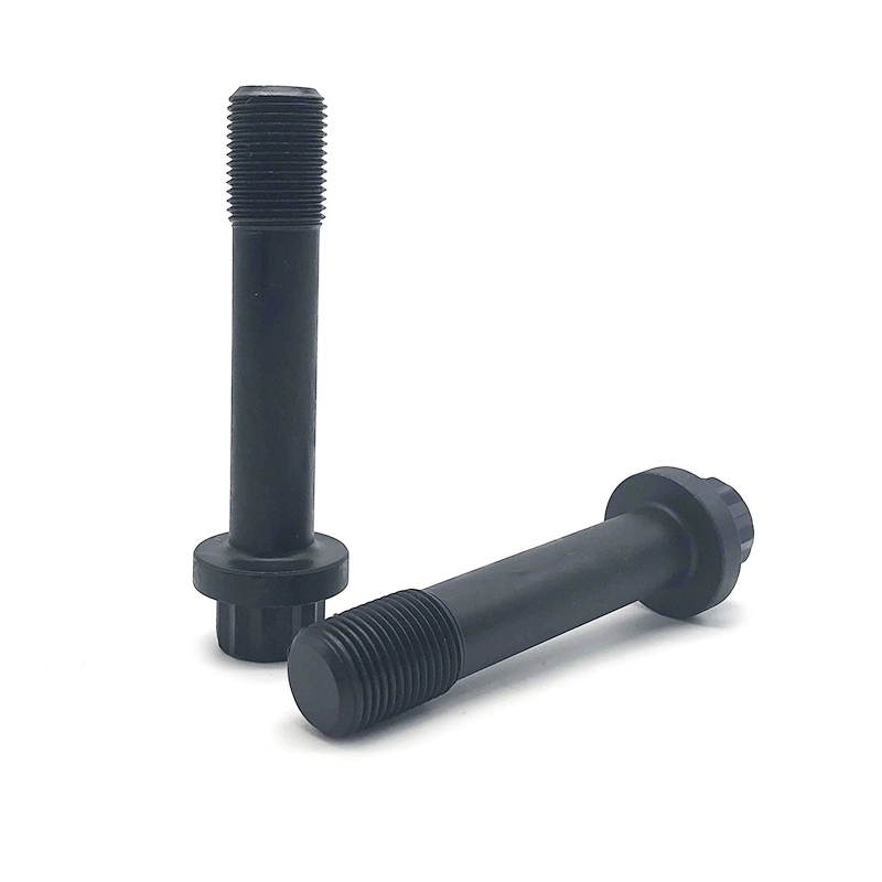 Chuanghe - Phosphate coating m8 black flange bolt din 65438 aluminum 12 point flange bolt flange bolts 1