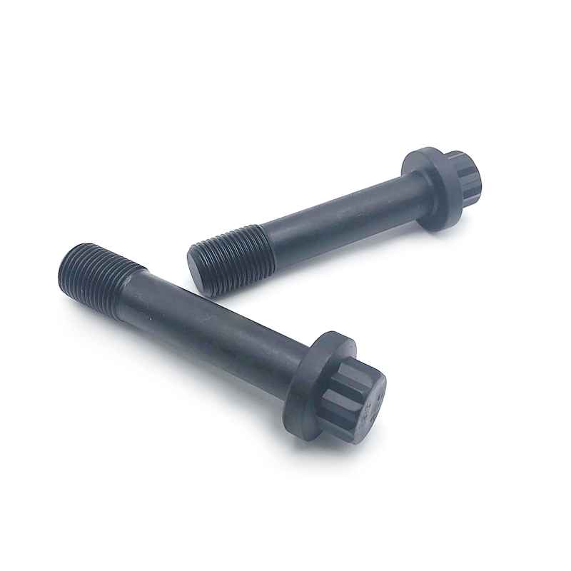 Chuanghe - Phosphate coating m8 black flange bolt din 65438 aluminum 12 point flange bolt flange bolts 4
