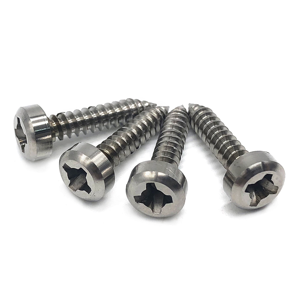Chuanghe - Factory Price Stainless Steel SS304 Cross Recessed Pan Head Tapping Screws,Phillips Screws Self-tapping screw 7