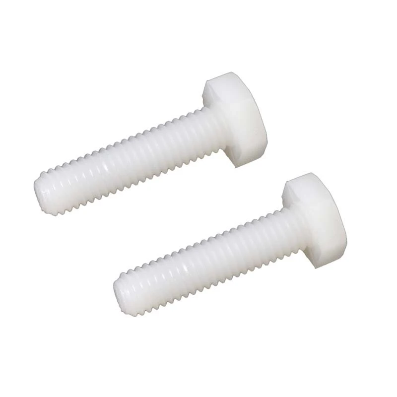 Chuanghe - China wholesale factory black white colors m3 m4 m5 m6 m7 m30 screw and nuts full thread PA66 nylon plastic hex head bolt hex bolts 1
