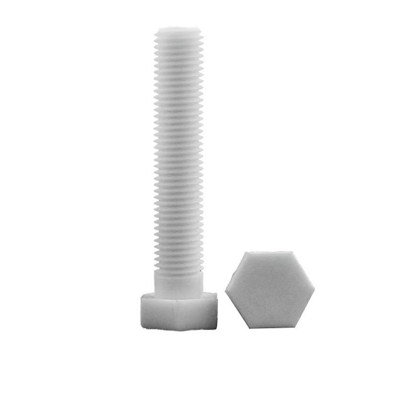 Chuanghe - China wholesale factory black white colors m3 m4 m5 m6 m7 m30 screw and nuts full thread PA66 nylon plastic hex head bolt hex bolts 3