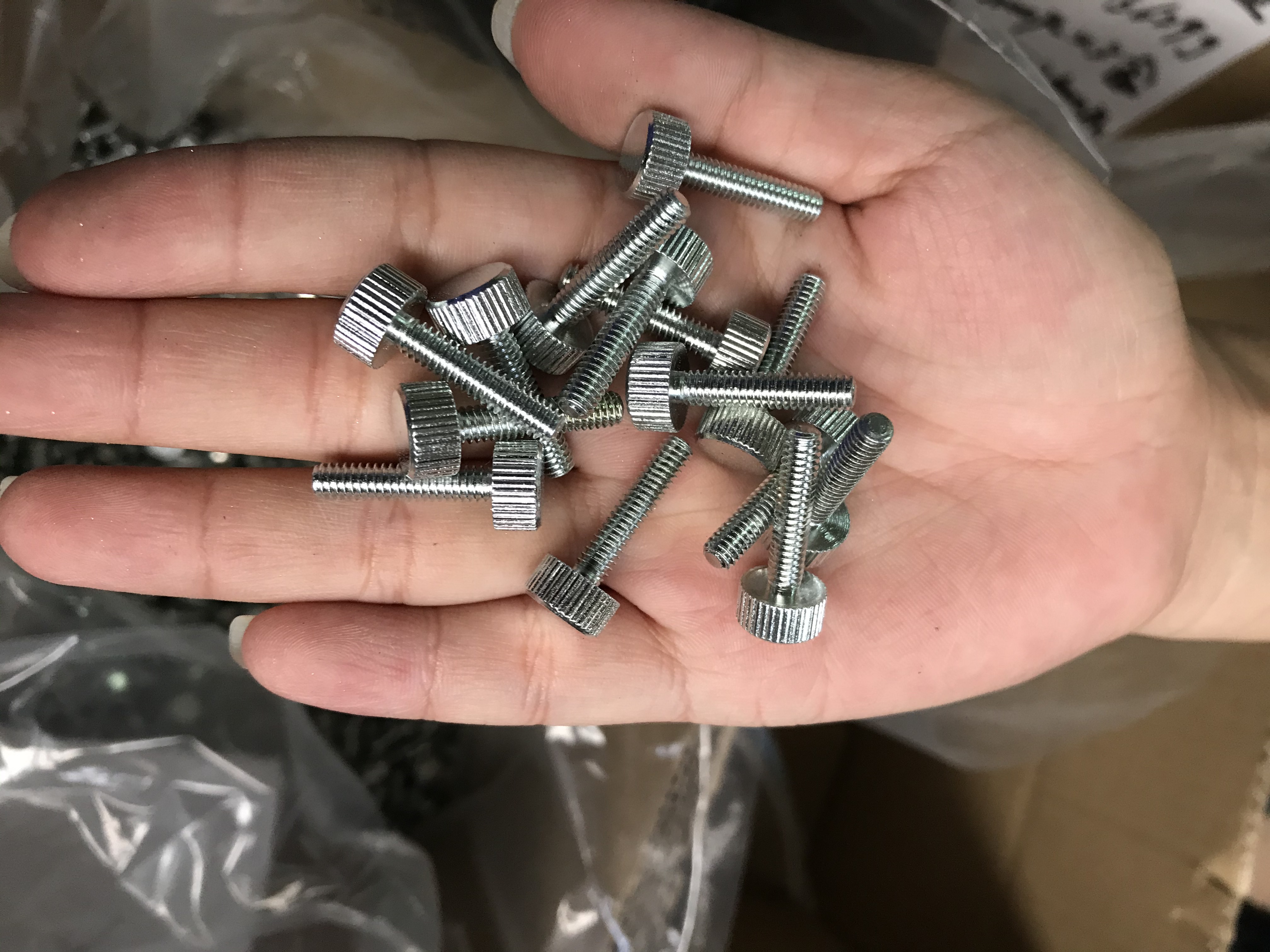 Chuanghe - Copper M2 M4 M5 M6 M8 Knurling Knurled Thumb Screws Knurled Thumb Screw DIN 464 Thumb screw 15