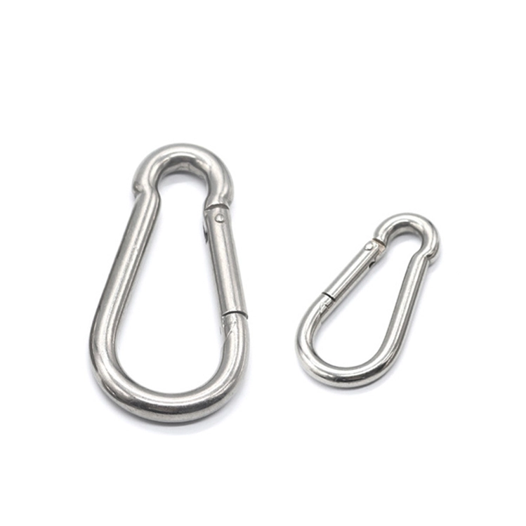 Chuanghe - China wholesale High Quality Hardware Accessories A2 Stainless Steel 304/316 Snap Hooks DIN5299C Spring Hook Carabiner Carabiner 1