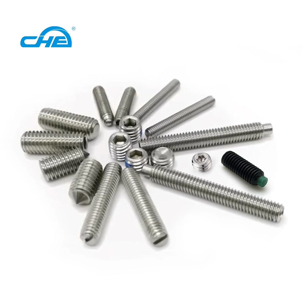 Chuanghe - Custom nylon tip headless hexagon allen screw flat point oem brass stainless steel hollow screws hex socket head grub set screw Set screw 1