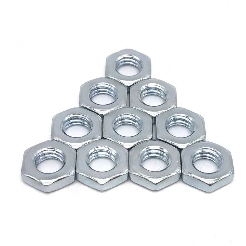 Chuanghe - White zinc plated M6 M8 M12 hex long nut DIN6334 hex nut 1