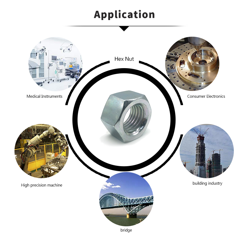 Chuanghe - High quality din 934 2 inch m2 50mm hex nut stainless steel 304 316 2205 hex nuts hex nut 9