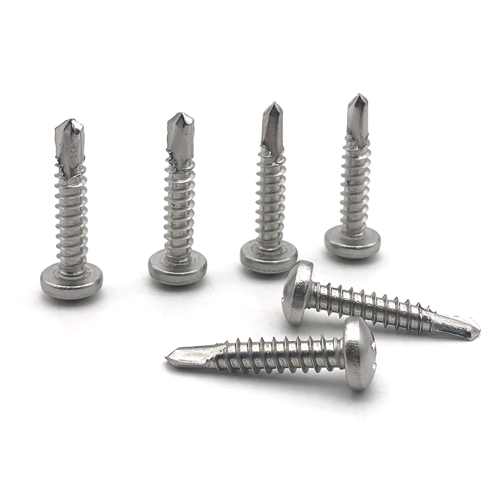 Chuanghe - China fasteners manufacturer cross pan head Philips screw m3 m6 m8 furniture metal DIN7504 stainless steel self drilling screw Self drilling screw 5
