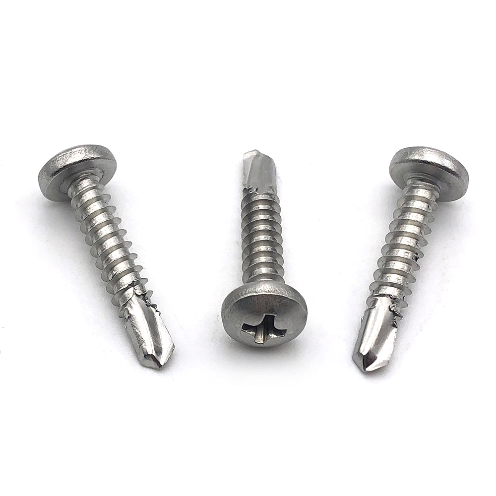 Chuanghe - China fasteners manufacturer cross pan head Philips screw m3 m6 m8 furniture metal DIN7504 stainless steel self drilling screw Self drilling screw 6