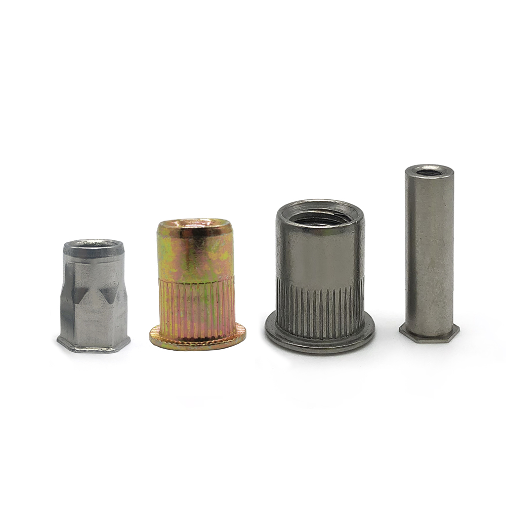 Chuanghe - aluminium hex knurled closed pop full hexagon flat head blind rivet nuts m8 10mm m3 m12 rivet nut stainless steel rivet nut rivet nut 7