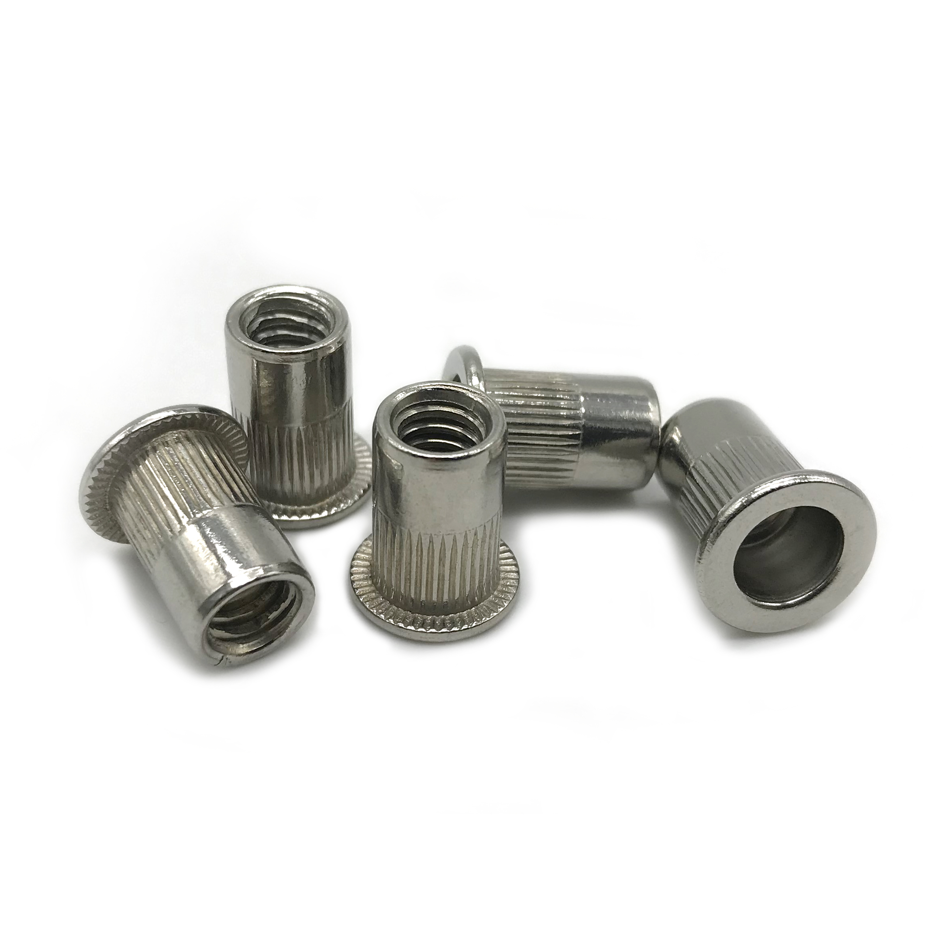 Chuanghe - aluminium hex knurled closed pop full hexagon flat head blind rivet nuts m8 10mm m3 m12 rivet nut stainless steel rivet nut rivet nut 10