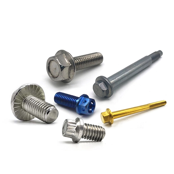 Chuanghe - China supplier wholesale customized metric Serrated titanium 12 point flange Bolt and Nut m6 m10 Stainless Steel hex flange bolt flange bolts 1