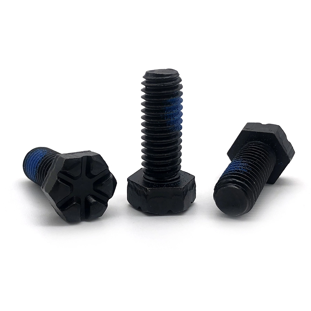 Chuanghe - customized m3 m8 m9 m10x75 m26 12mm m58 galvanized hex head carbon steel Slotted hex head bolt hex bolts 1