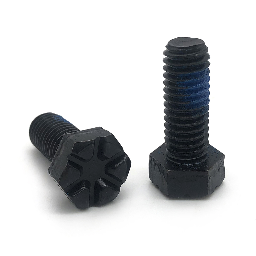 Chuanghe - customized m3 m8 m9 m10x75 m26 12mm m58 galvanized hex head carbon steel Slotted hex head bolt hex bolts 5
