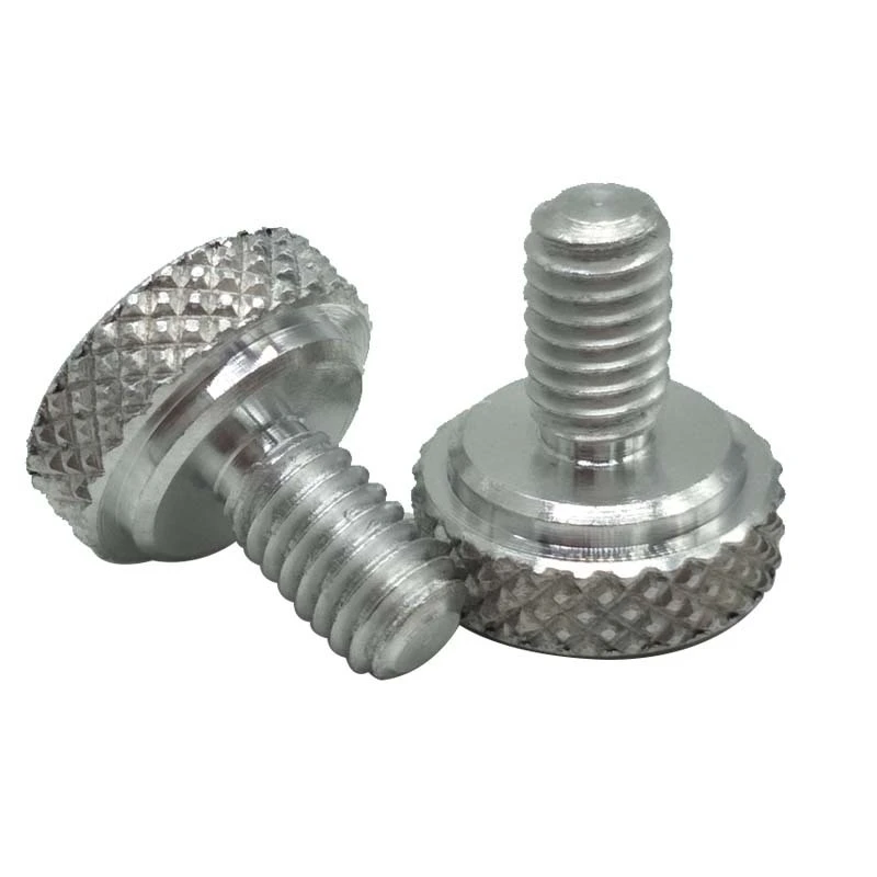 Chuanghe - China manufacturer 3/8 1/4-20 8-32 5/8-20 stainless steel hand thumb screw m3 m4 m5 m6 m8 aluminum brass knurled thumb screw Thumb screw 1