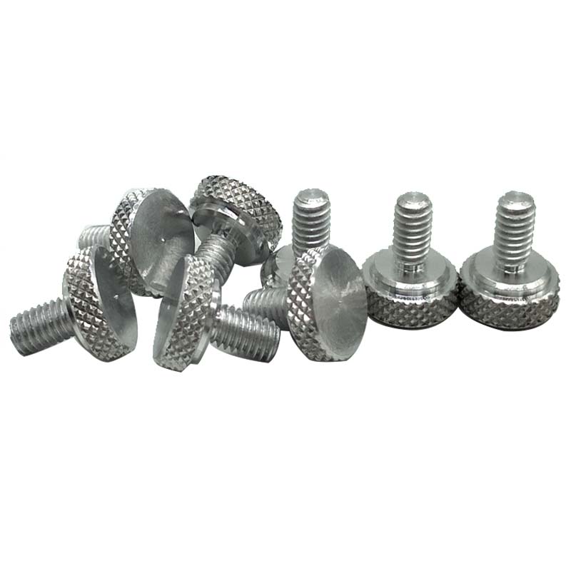 Chuanghe - China manufacturer 3/8 1/4-20 8-32 5/8-20 stainless steel hand thumb screw m3 m4 m5 m6 m8 aluminum brass knurled thumb screw Thumb screw 4