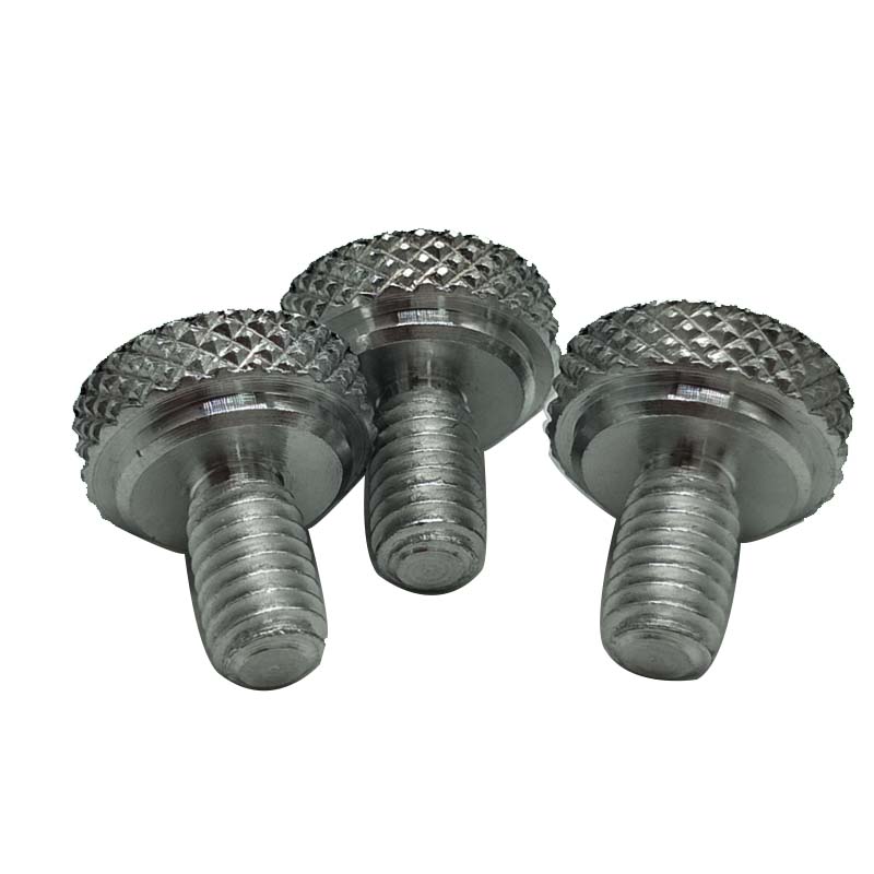 Chuanghe - China manufacturer 3/8 1/4-20 8-32 5/8-20 stainless steel hand thumb screw m3 m4 m5 m6 m8 aluminum brass knurled thumb screw Thumb screw 5