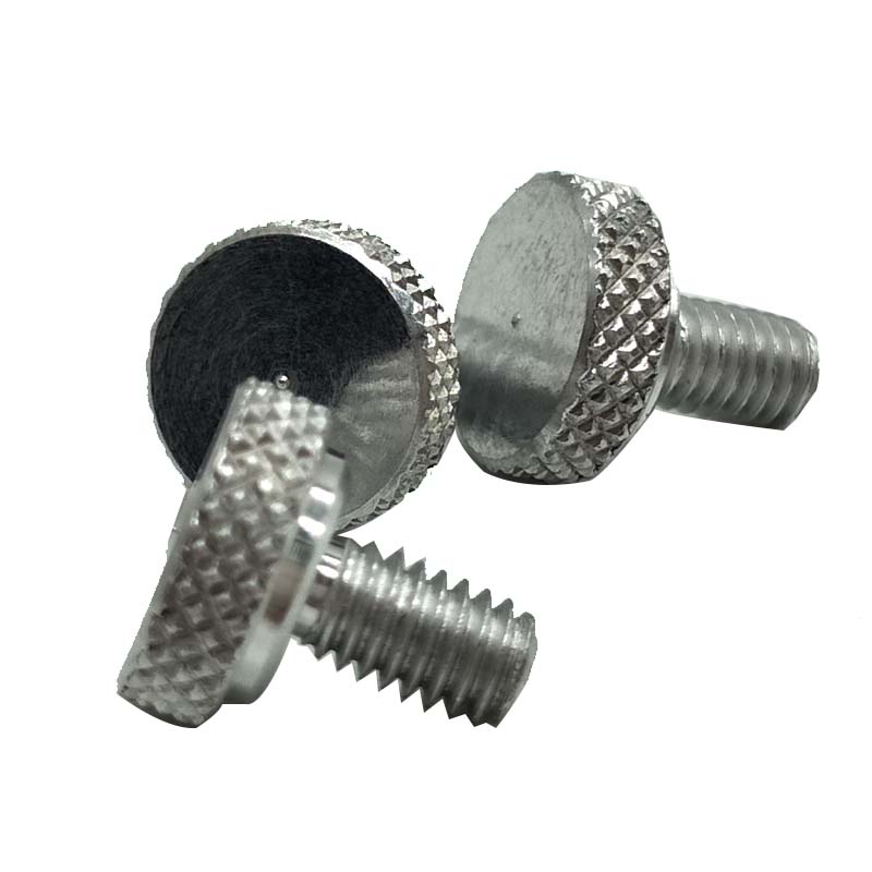 Chuanghe - China manufacturer 3/8 1/4-20 8-32 5/8-20 stainless steel hand thumb screw m3 m4 m5 m6 m8 aluminum brass knurled thumb screw Thumb screw 6