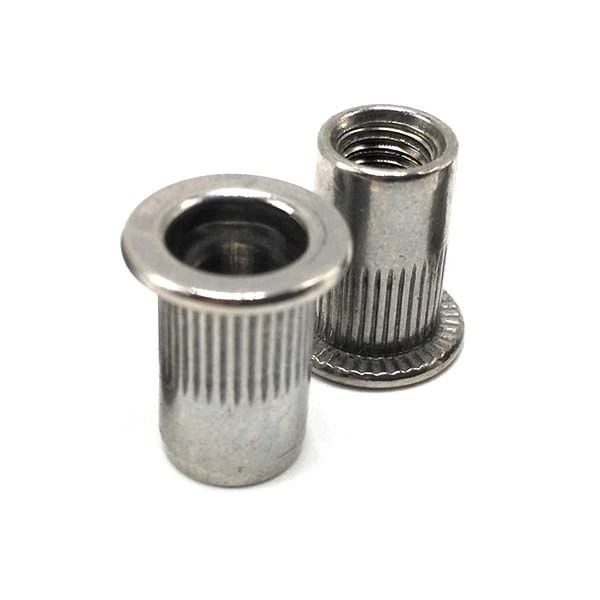 Chuanghe - Rivet Nut/Rivnut Flat Head Metric rivet nut threaded inserts nutsert countersunk head splied m5 m6 m8 riveting nut Made in China rivet nut 1
