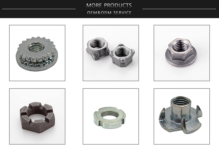 Wholesale carbon steel M3 M4 M6 M7 M8 M10 M12 lock flange nuts Hex nut with rotating flange nut washer