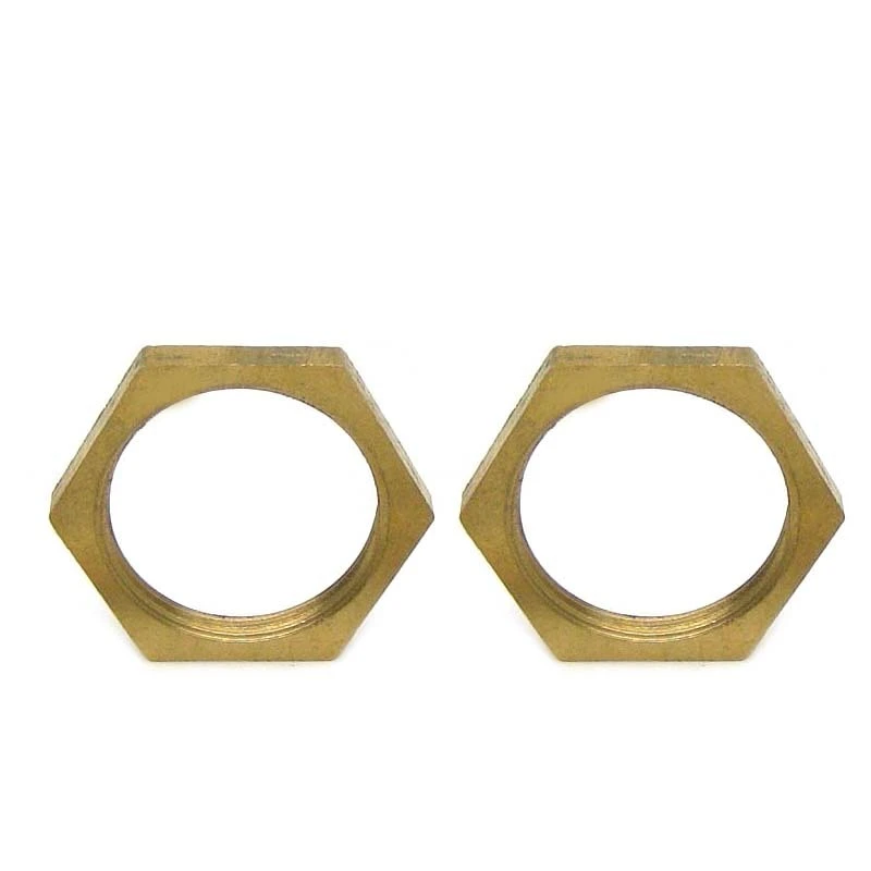 Chuanghe - CNC Turning Fastener Brass Hex Thin Lock Nuts Pipe Connecting Fitting nuts hex nut 1