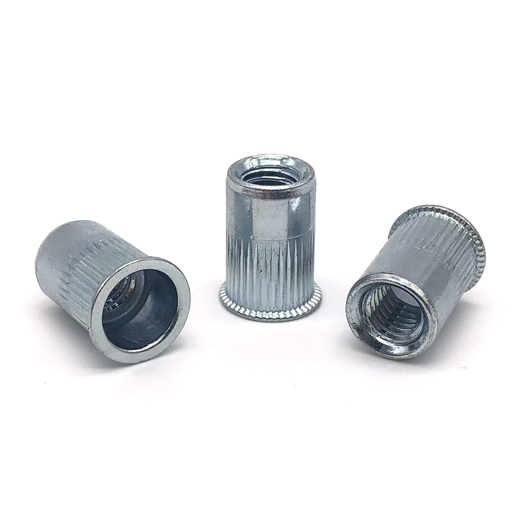 Chuanghe - Rivet nut china wholesale custom flat head knurled blind rivet nut metric threaded insert pressure 304 stainless steel rivet nut rivet nut 1