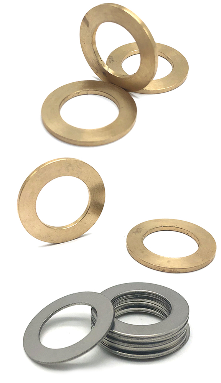 China wholesale din125 din433 metal high strength round shims copper lock 3/16" m26 m14 m13 m4 m8 6mm m6 m5 m2 thin flat washers