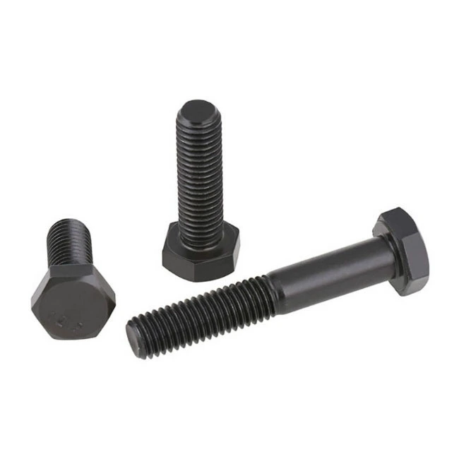 Chuanghe - OEM High Strength Hex Bolts Fastener Manufacture Customized Special-shaped parts Black Surface Treatment DIN933 DIN931 hex bolts 1