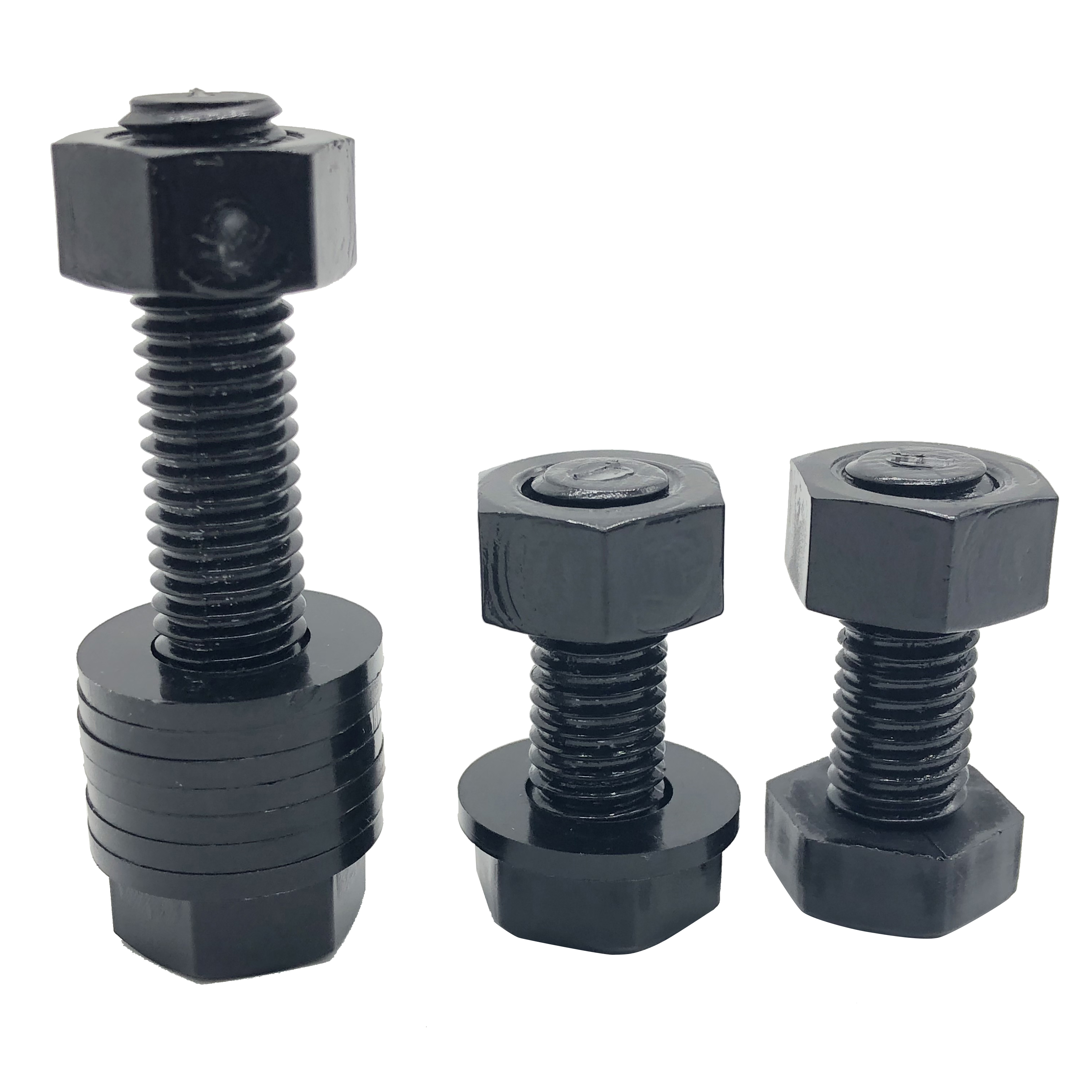 Chuanghe - OEM High Strength Hex Bolts Fastener Manufacture Customized Special-shaped parts Black Surface Treatment DIN933 DIN931 hex bolts 4