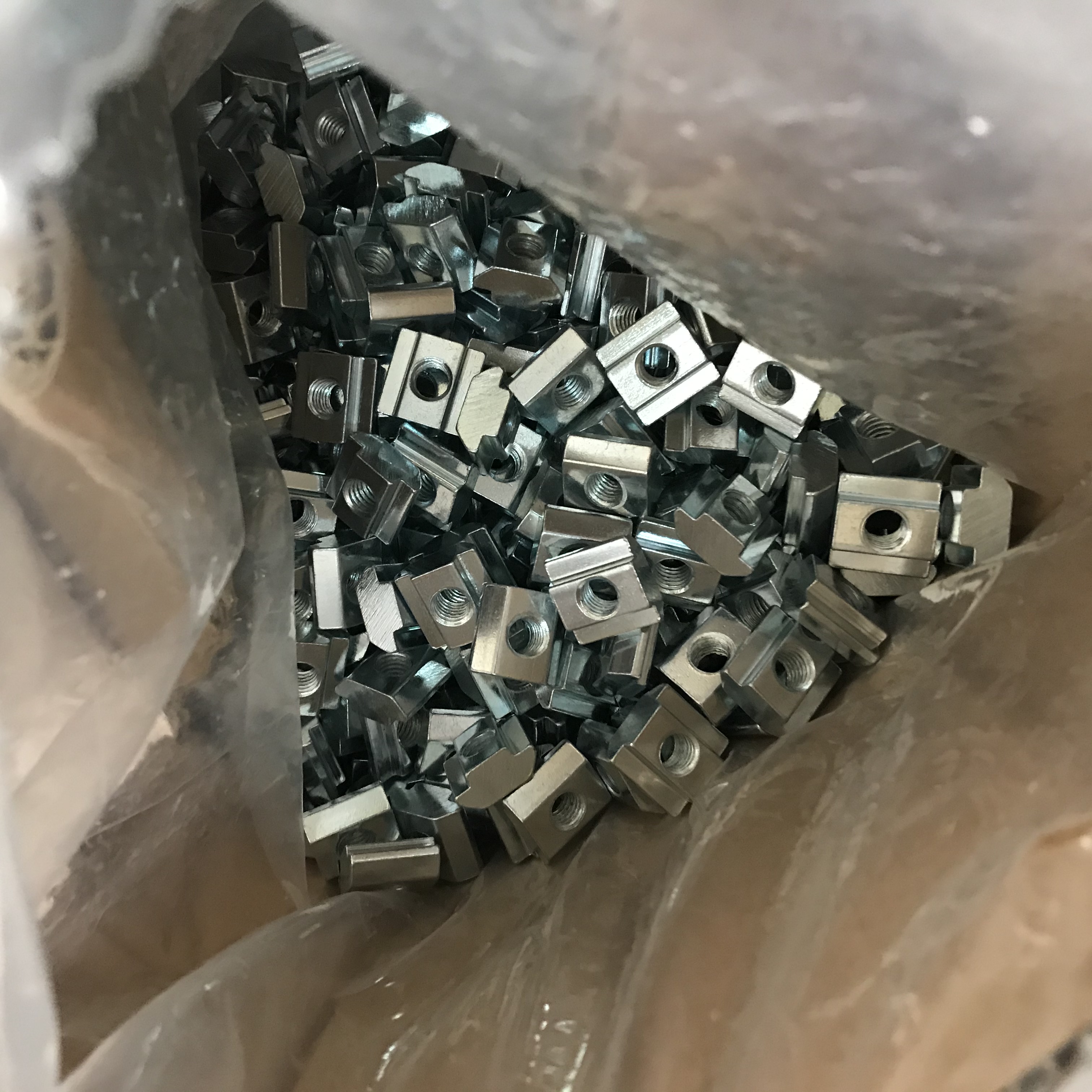 Chuanghe - China Supplier industrial square aluminum profile 1/4-20 3/8 m5 m6 m10 sliding t nut stainless steel T slot nut drop in T-nuts t nut 14