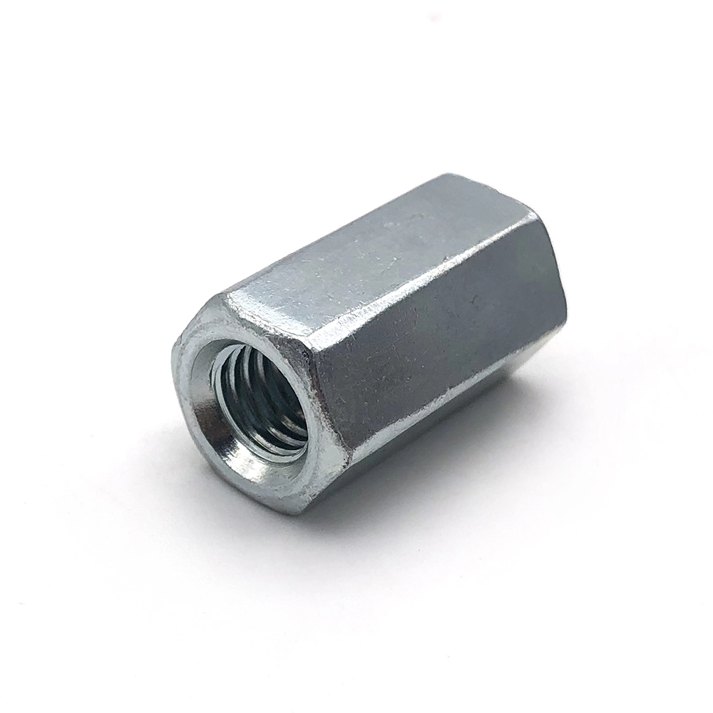 Chuanghe - carbon steel hex thick long coupling nut Galvanized Hexagon coupling nuts hex long nut hex nut 1