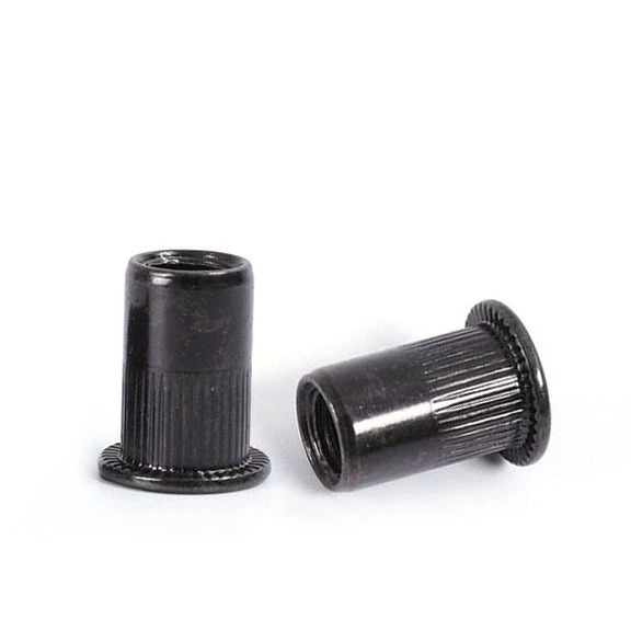Chuanghe - Wholesale threaded Steel black Oxide blind insert rivet nut M3 M4 M5 M6 M8 body flat head rivet nut rivet nut 1