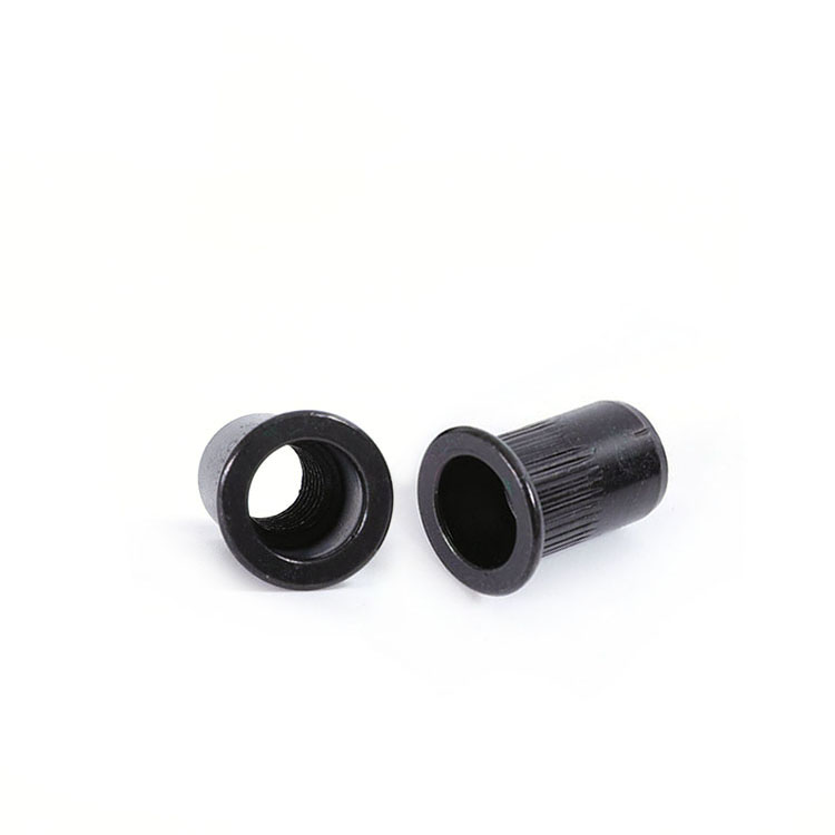 Chuanghe - Wholesale threaded Steel black Oxide blind insert rivet nut M3 M4 M5 M6 M8 body flat head rivet nut rivet nut 4