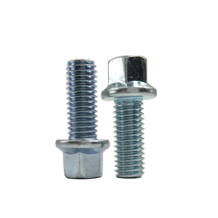 Chuanghe - China Fastener manufacture Gold Titanium Hex Flange Bolts m6 m8 m10 din 6921 hex flange bolts flange bolts 7