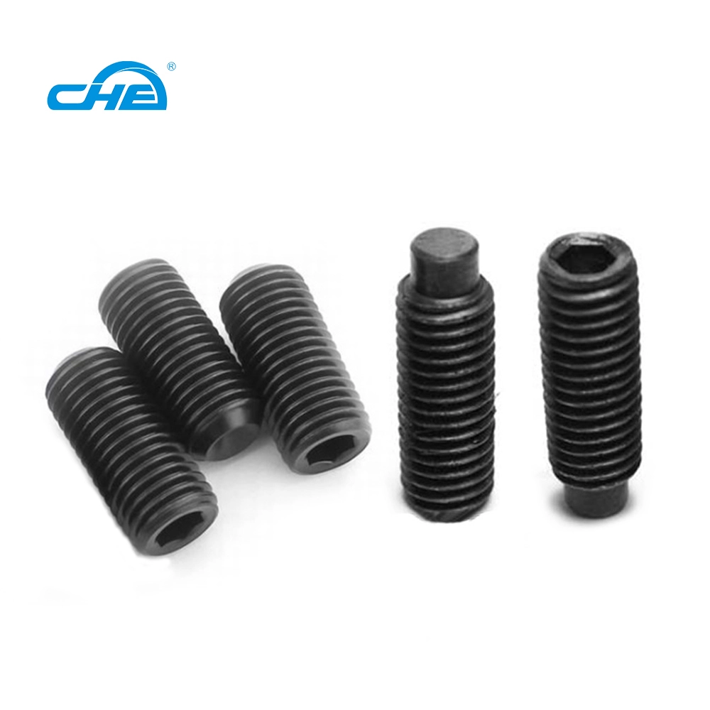 Chuanghe - China din 913 set screws DIN 915 Full black dog point hexagon socket grub screw Slotted head socket set screw Set screw 1