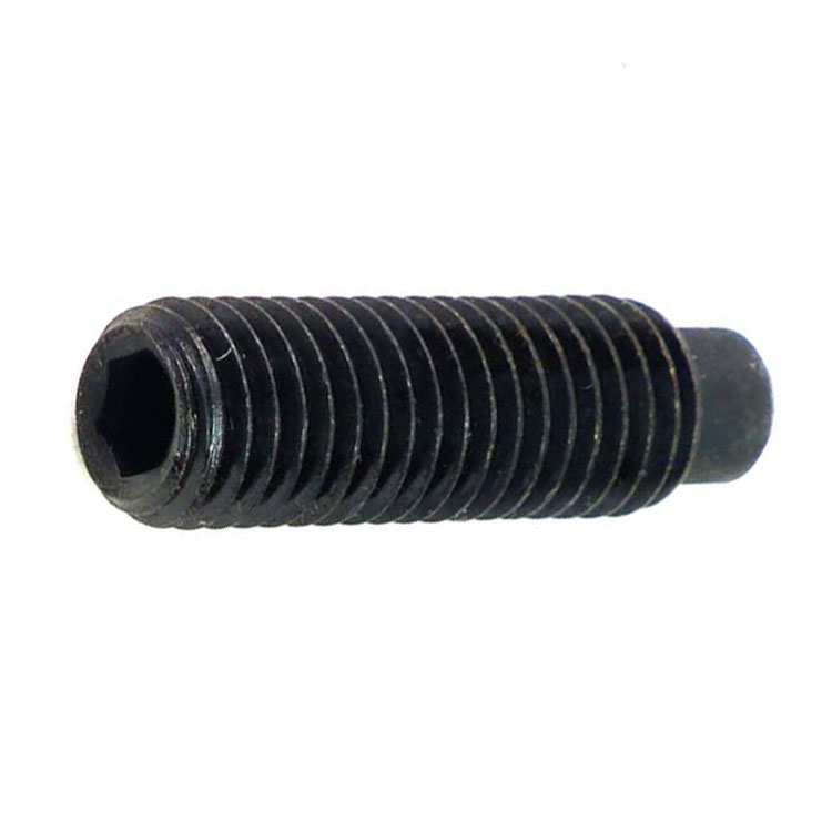 Chuanghe - China din 913 set screws DIN 915 Full black dog point hexagon socket grub screw Slotted head socket set screw Set screw 7