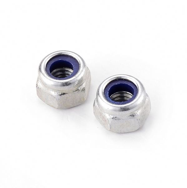 Chuanghe - Carbon steel nylon m16 m11 hex self lock nut DIN985 DIN 982 in zinc plated lock nut 3