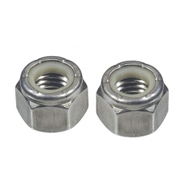 Chuanghe - Carbon steel nylon m16 m11 hex self lock nut DIN985 DIN 982 in zinc plated lock nut 6