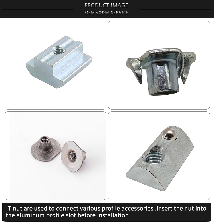 Chuanghe - Chuanghe t slot nuts for 6mm groove aluminum extrusions t nut 9