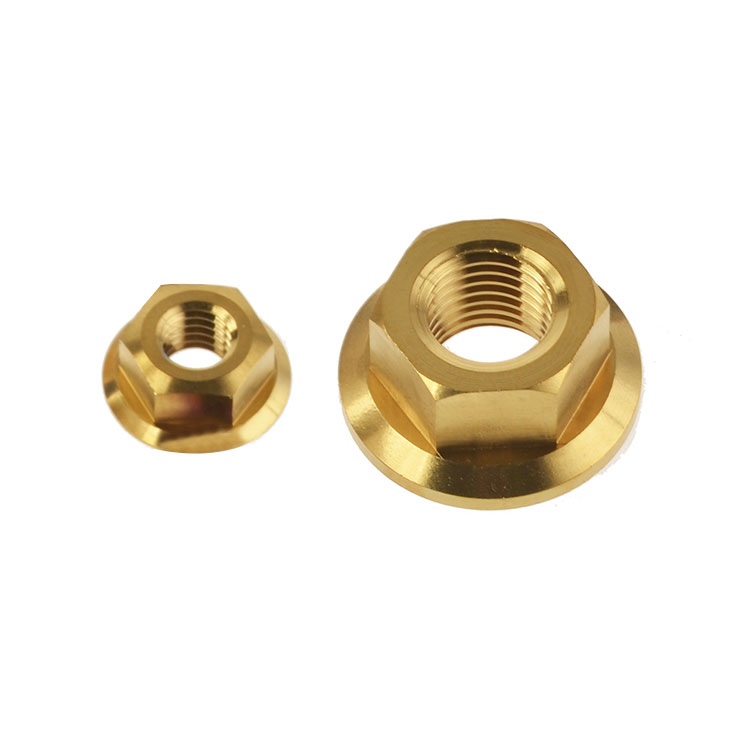 Chuanghe - China wholesale 304 Stainless steel m5 m8 m10 m12 hex nylon lock hex flange nut flange nut 10