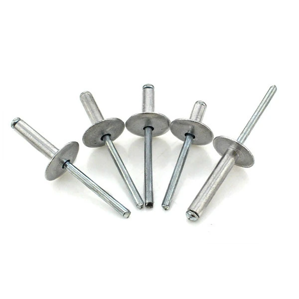 Chuanghe - China manufacturer DIN7337 aluminium stainless steel flat dome head open type pop rivets blind rivets blind rivet 1