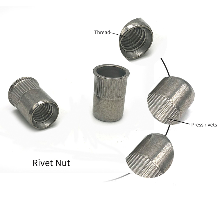 Chuanghe - China Materials Customized hex/round head nut m6 pop rivet nut rivet nut 8