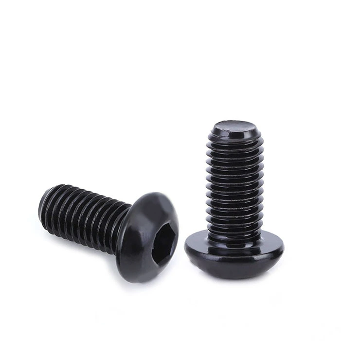 Chuanghe - China Metric 10.9 Grade M2-M16 Black oxide round hexagon socket cap button head screw socket screw 1