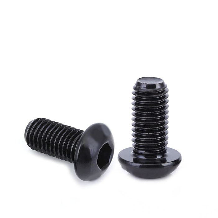Chuanghe - China Metric 10.9 Grade M2-M16 Black oxide round hexagon socket cap button head screw socket screw 8